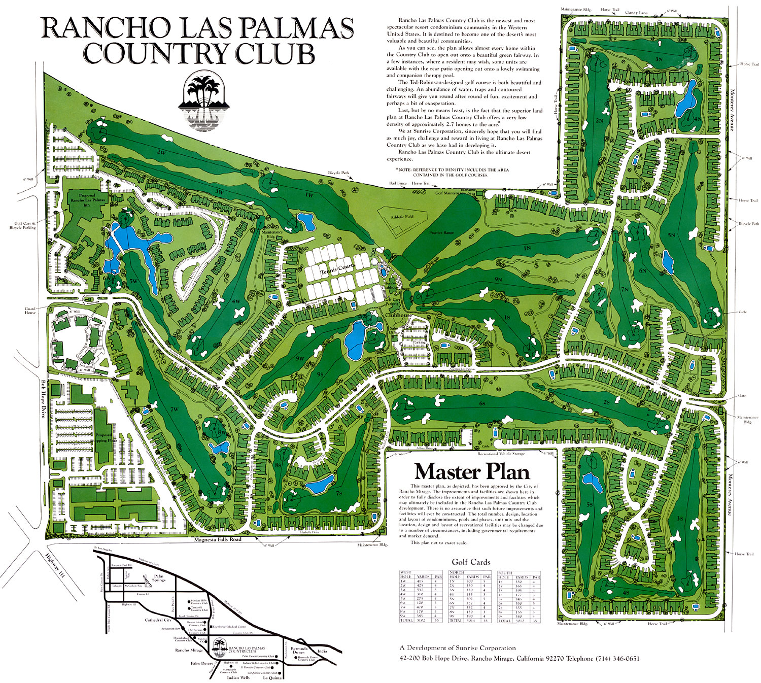 la quinta resort golf course map